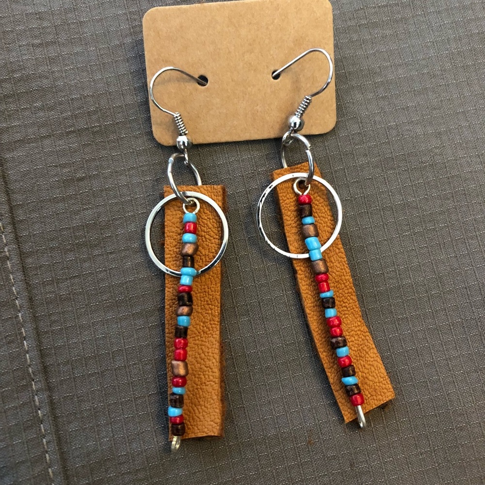 Handmade/repurposed earrings